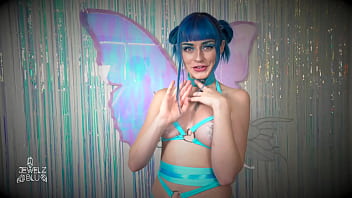 Preview 4 of Harmony Black - You wander into the woods where you meet a magical fairy... She tells you to pull your hard cock out