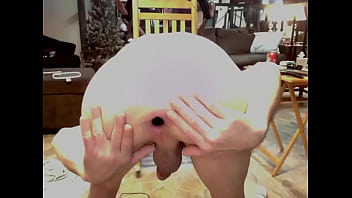Preview 3 of Licking Boo S - GAPING MY ASS WITH A TUNNEL BUTT PLUG ON WEBCAM - #ANAL CONTRACTIONS,  OPEN ASS,  MAGIC WAND