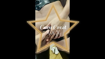 Preview 1 of Hindi X Real Com Hd - Big dick trans model fucks Cam Crest in his Throat and Ass