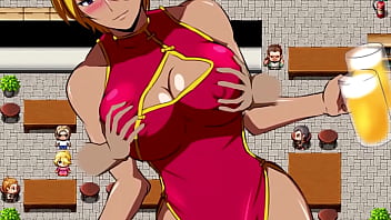 Preview 2 of Girl Drinks Vomit - Otakusexart RPG Game: Agent Leona