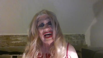 Preview 4 of Nz M - Sissy Fag Sarah Writes ID in Lipstick On Her Chest