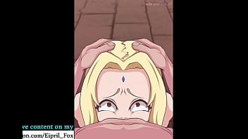 Preview 2 of Avi Italian - Tsunade Senju Mouth have Very Deep Throat - Naruto Anime Hentai 4K
