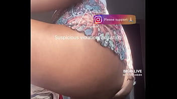 Preview 4 of Pussy Hair Anal - Bigo babe seducing