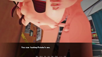 Preview 4 of All New Hd Sex 2018 - Futaba Sucks and Fucks Friends Cock