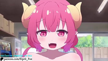 Preview 4 of Vol Sexmom - Cutie Ilulu Ride a dick So Goodly - Maid Dragon Hentai Animation 4K