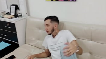 Preview 1 of Indian Dase Xxxvideo Comin - me encanta como te queda pegadita esa licra se te marca ese co&ntilde_o grande que tienes,  qu&iacute_tate todo que te voy hacer una rica mamada