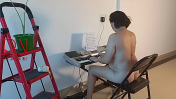 Preview 3 of Koko Rihana - My daily life in my office. I am the hostess and director of my nudist resort.
