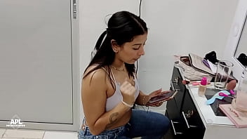 Preview 1 of Latex Asian Lez - GRABO A MI HERMANASTRA CHUPANDOME LA POLLA PARA HACER EL VIDEO VIRAL Y VENGARSE DE SU EXNOVIO INFIEL