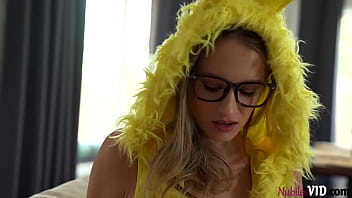 Preview 1 of Jap On Cam - Family Pies S16-E3 Kyler Quinn,  Lily Larimar Her Halloween Party