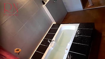 Preview 4 of Mallu Reena Reshma - Peep. Voyeur. Housewife washes in the shower with soap,  shaves her pussy in the bath. 11