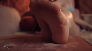Preview 2 of Grany Sek - Worship My Feet In The Library