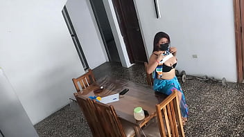 Preview 3 of Shea Bamboo Anal - Exclusive!! I asked my stepbrother for help with some chores,  then I got really horny and ended up doing something unexpected.