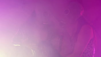 Preview 1 of Wwe Roe - latex gasmask lesbian in the smoke rubber touch... Arya Grander and Mistress Priest