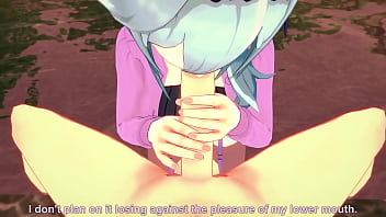 Preview 3 of Phoor Mom - Eula on the pool | Genshin impact (part 1)
