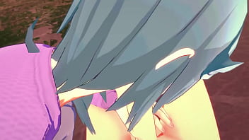 Preview 1 of Phoor Mom - Eula on the pool | Genshin impact (part 1)