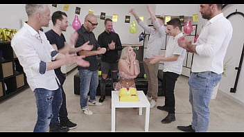 Preview 1 of Nathy Paraguaya - Birthday Party,  Louise Lee,  7on1,  BWC,  ATM,  DAP,  Rough,  Big Gapes,  Almost ButtRose,  Cum in Mouth,  Swallow GIO2432