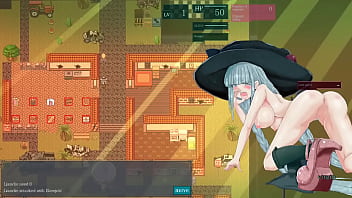 Preview 4 of Hot Xxwww - Hentai game. Sexy witch giving sex. Lisavile dungeon RPG game.