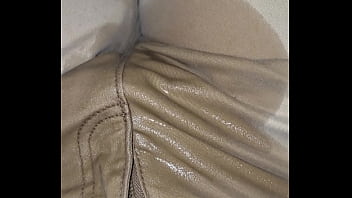 Preview 2 of Blowjob Beach Cfnm - Pissing my khakis