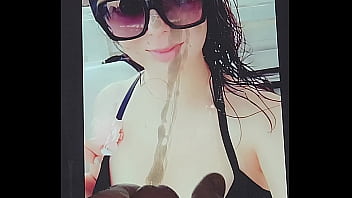 Preview 2 of Tamil Sex Aunty Kuthu Padam Hd - Saggy tits teen in bra Sunglasses Cumshot Tribute and Spit on face