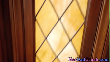 Preview 1 of Retro Son Mom - Plowed teen stepdaughter teenage blonde sucks