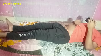 Preview 1 of Bangla Gram2 - Bhabhi come into my room and caught me watching porn video and she fucked very hard
