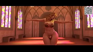Preview 3 of Myrna Loy Massage - queen having EXOTIC FUTA dancer
