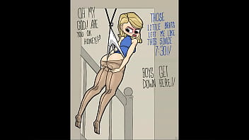Preview 3 of Boos Forced Sex - Cartoon Girl Wedgie Compilation #1