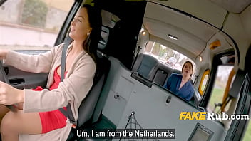 Preview 1 of Mai Khalifa Hardsex Videos - Female Strapon Taxi Driver Picks Up Horny Student