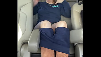 Preview 1 of Big Back Dick - Laina Marie strips down for Uber driver
