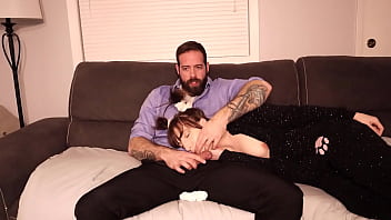 Preview 2 of Holly Heart Sb - Stepdad and Stepdaughter. Risky Cum in her Mouth. (HARD FACE FUCKING)