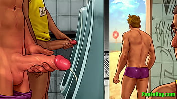 Preview 3 of Non Stop Squirt Asian - Os Cafu&ccedil_us - Surpresa no banheiro p&uacute_blico