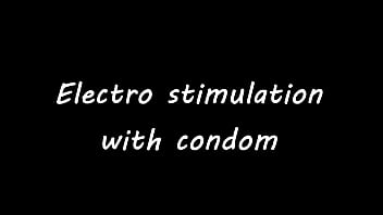 Preview 1 of Shlaman Khan Seny Leone Sexy - Electro stimulation with condom