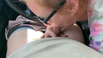 Preview 4 of Latina Small Sophia Xxx - Danielle Roy and Snoopy88 getting road head practice