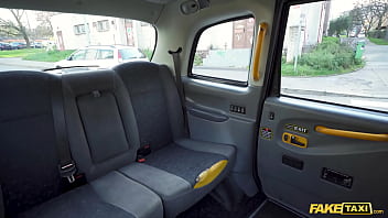 Preview 1 of Petite Snow White - Fake Taxi GILF has no cash to pay the driver so she fucks him for payment
