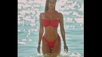 Preview 1 of Lesbian Hard Lick - Disha patani red bikini and those thigh shake