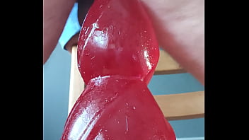 Preview 1 of Lez Lick - Karlheinz roter Dildo Teil 2