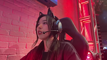 Preview 1 of Free Porn Fmli - Cosplaying Korean E-GIRL Gets Fucked by Asian Gamer Nerd for Losing Game