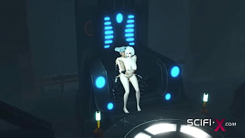 Preview 3 of Father Go Mather - Sci-fi transerotica Hot futa shemale with huge dick fucks a sexy blonde