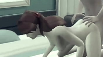 Preview 2 of Mp4 Sxey - asuka and shinji have strong and wild sex