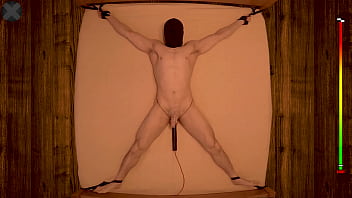 Preview 3 of Sex Girl In Kitchen - Edged to INSANITY - 20 min Restrained Chastity Vibrator Intense Prostate Edging
