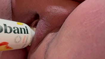 Preview 3 of Marie 3d - Masturbating with a bottle at work