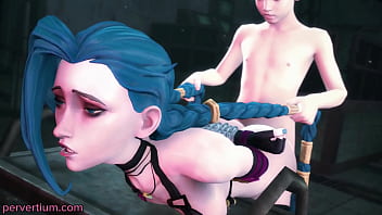 Preview 1 of Fulking At First Night - Jinx animated 3d anal sex maledom