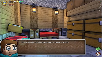 Preview 4 of Hot Boy Hot Fuck - HornyCraft [ Parody Hentai game PornPlay ] Ep.30 I creampie her tight pussy in reverse cowgirl position