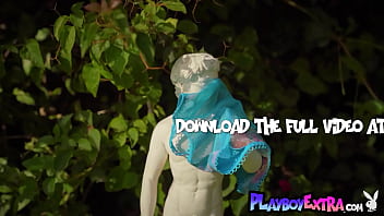 Preview 3 of Nigerian Jungle - Redhead newcomer MILF Miranda stripping and posing naked at her garden