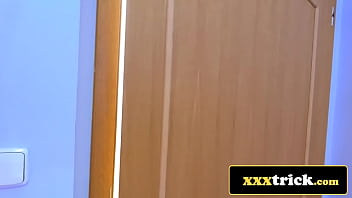 Preview 2 of Sunny Leone Sex Bodea - Horny Russian Blonde Pussy-Fucked at a Prague Hostel