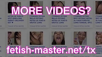 Preview 4 of Film Wap - Japanese Asian Tongue Spit Face Nose Licking Sucking Kissing Handjob Fetish - More at fetish-master.net