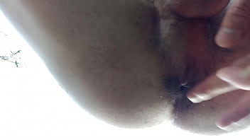 Preview 1 of Hairy Chinese Masturbating - Latino se toca en bosque bien rico antes que lo vean