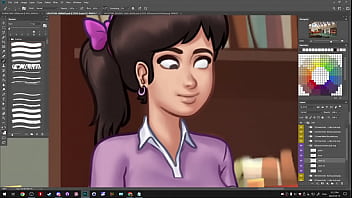 Preview 3 of Rian Madison - Picarto ~ DarkCookie - Summertime Saga [720p] (2023.03.15)