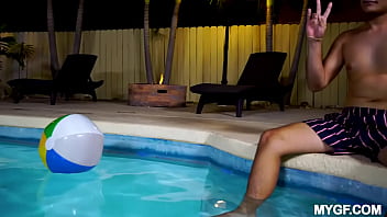 Preview 2 of Bullu Butt - Dixie Lynn Fucked By The Pool