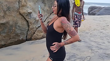 Preview 1 of Www Xxx Vi 2018 - Primeira Vez Da Amanda Souza Na Praia de Nudismo no Rio de Janeiro Brasil